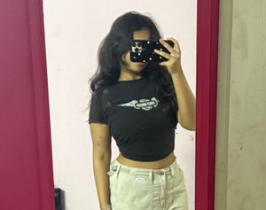 Harley davidson crop tshirt 🏍️
