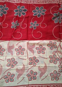 New Pure Cotton Printed Saree - Desi Charm!