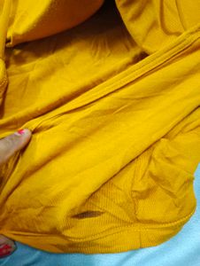 Mustard Padded Camisole Backless