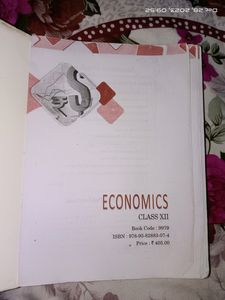 Class 12th Economics Book Written By Dr. Anupam