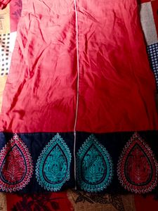 red Kurti