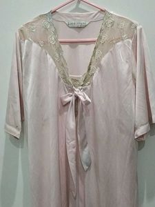 Pink Nighty With Maxi Free
