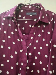 M &amp; S Shirt Style Top