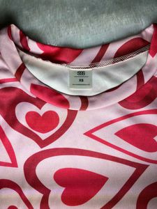 Pink Heart Tank Top