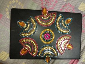 Lamp Shape Of Kundan Art
