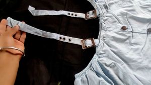 Sky Blue Western Top