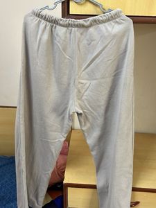 Hm Beige Fleece-Lined Sweatpants