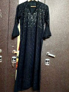 Chickenkari Black Kurta
