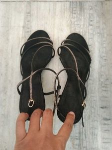 Strappy Black Heels size-38
