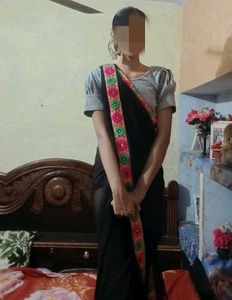 Beautiful Black Sare With Blouse