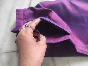 Purple Embroidered Kurti