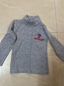 Pack Of Two Turtle Neck T Shirts