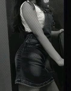 Pencil Skirt Short Dungree