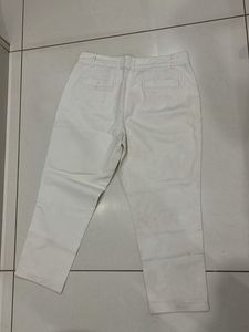 White Cropped Pants