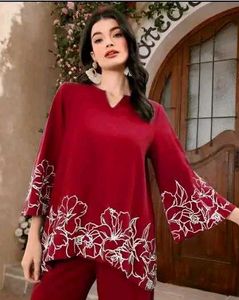 Elegant Maroon Kurta Set