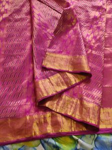 Beautiful Pink Bridal Kanchipuram Saree