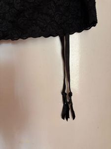 Beautiful Lace Skirt With Garter Belt
