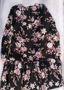 Floral Print Mini Dress