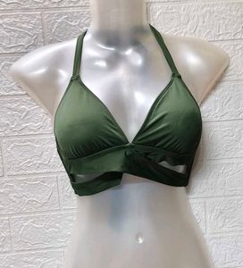 New Piece Dark Green Bikini 👙 Top/ Fixed Price