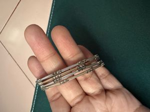 Set of 3 Silver Bangles
