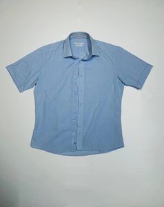 Vintage Paco Rabbane Blue Short Sleeve Shirt