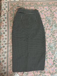 Polka Dot Pencil Skirt