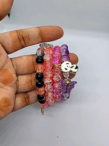 Beaded Charm Bracelet Bundle