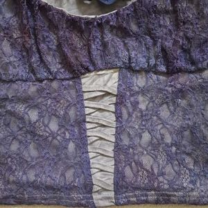 Y2K Vintage Gothic Lace Corset Top