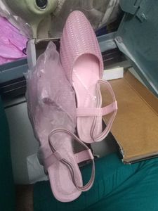 Pink Pointed-Toe Sandals