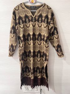 Woollen Long Brown kurta