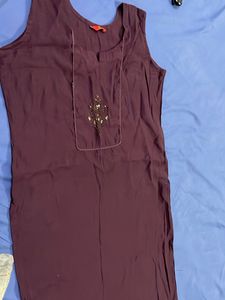 Elegant vertician wine Kurta