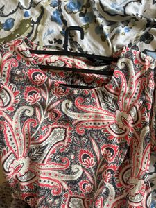 Paisley Print Casual Dress