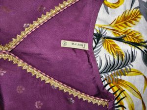 Elegant Purple Kurta Set