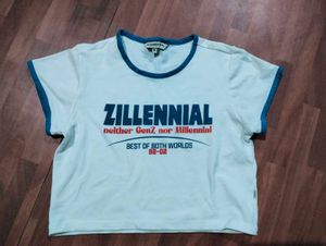 Zillennial Crop Top