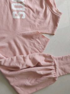 Pink Graphic Print Top