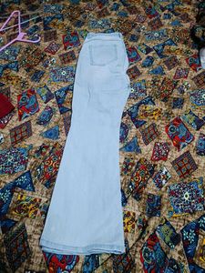 Flared Light Wash Jeans