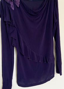 Madame Party Top With Bow