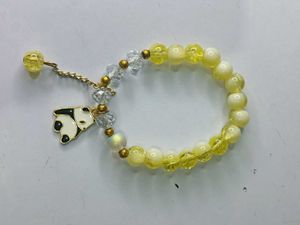 Panda Charm Beaded beautiful yellow Bracelet ✨