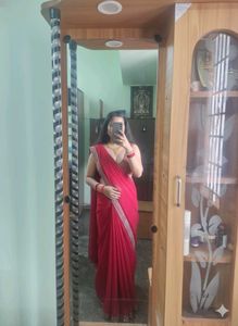 Elegant Red Saree