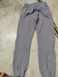 Grey Sweatpants With Hoodie