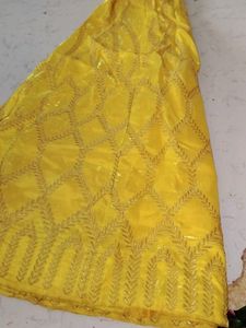Yellow Embroidered Dress