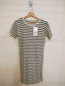 Bodycon Midi Stripped Dress