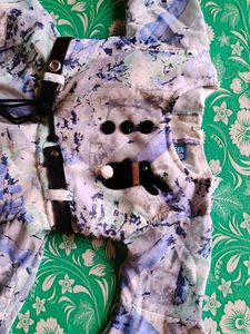 Abstract Print Blouse