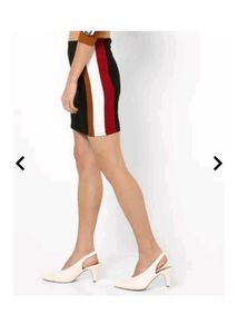 Tally Weijl Color Block Mini Skirt
