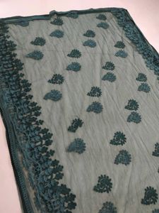 Elegant Green Net Dupatta