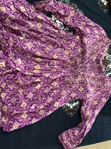 Lavender short kurti