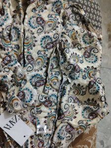Paisley Print Top - ZARA