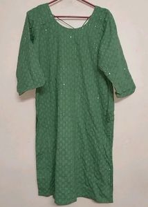 Thread Work Kurti Party Wear