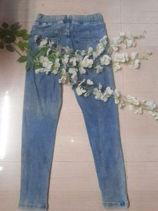 Pull-On Denim Jeggings