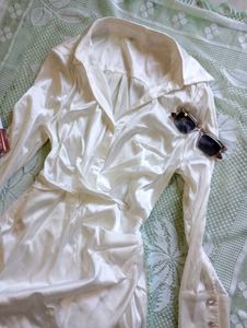 Satin Shirt Dress ✨